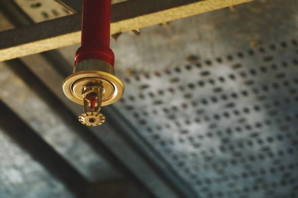 Ceiling mounted fire sprinkler